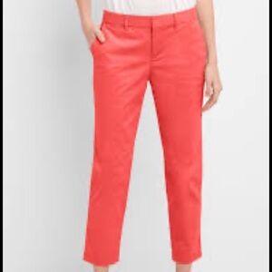 Gap Slim City Crop Pant Hula Red